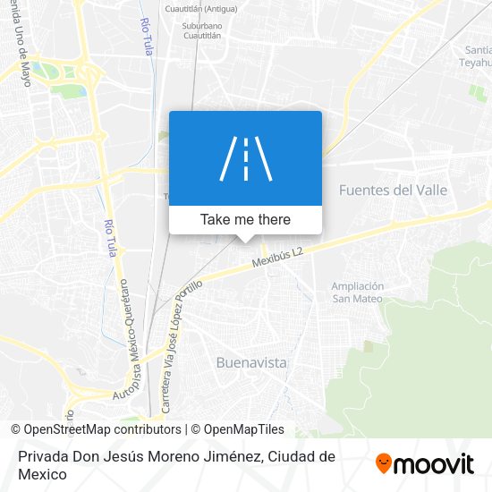 Privada Don Jesús Moreno Jiménez map