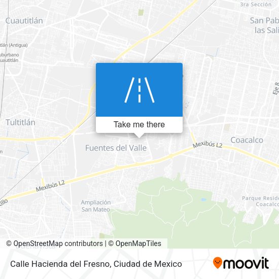 Mapa de Calle Hacienda del Fresno