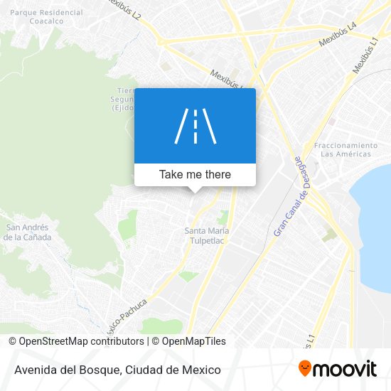 Avenida del Bosque map
