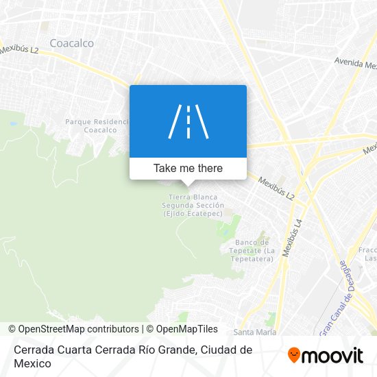 Cerrada Cuarta Cerrada Río Grande map