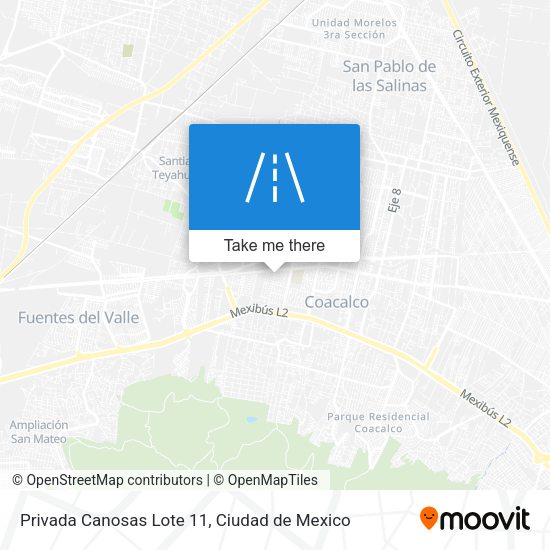Privada Canosas Lote 11 map