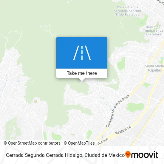 Cerrada Segunda Cerrada Hidalgo map