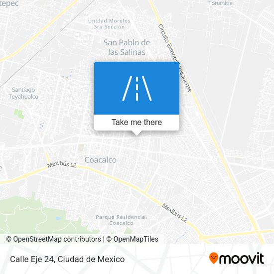 Calle Eje 24 map