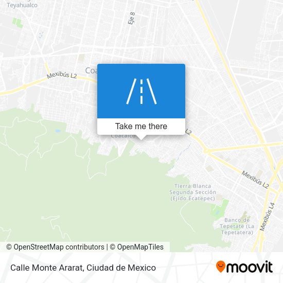 Calle Monte Ararat map