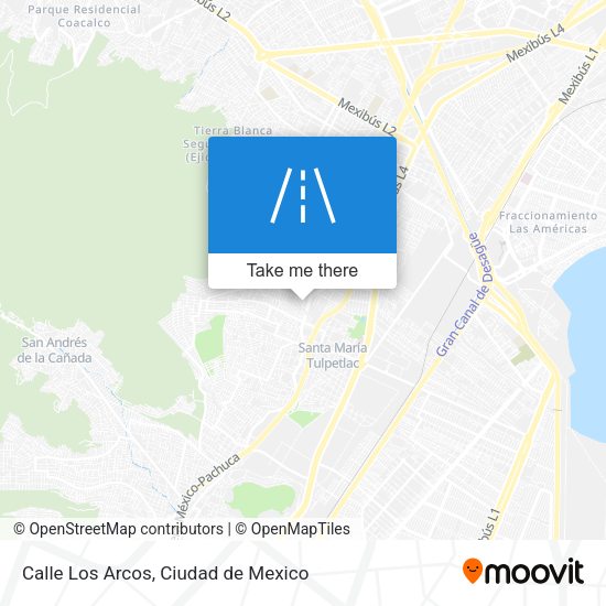 Mapa de Calle Los Arcos