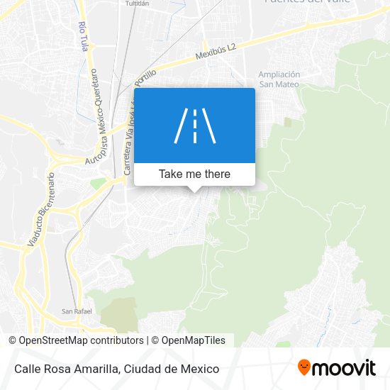 Calle Rosa Amarilla map