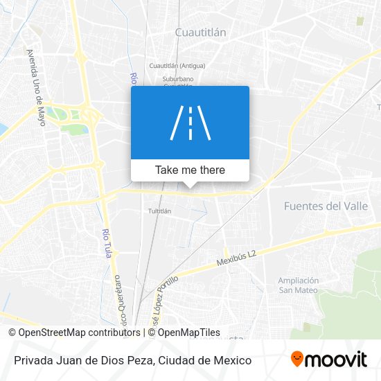 Privada Juan de Dios Peza map