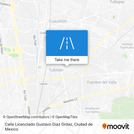 Calle Licenciado Gustavo Díaz Ordaz map