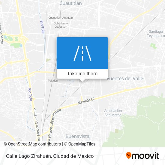 Calle Lago Zirahuén map