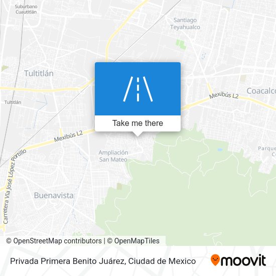 Mapa de Privada Primera Benito Juárez