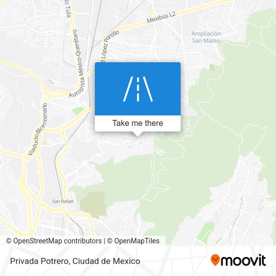 Mapa de Privada Potrero