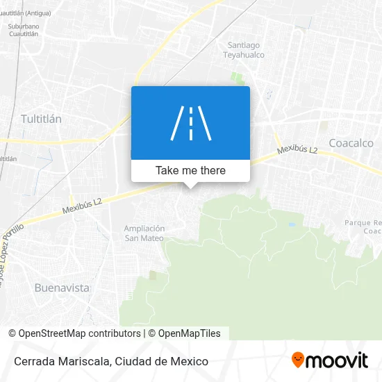 Cerrada Mariscala map