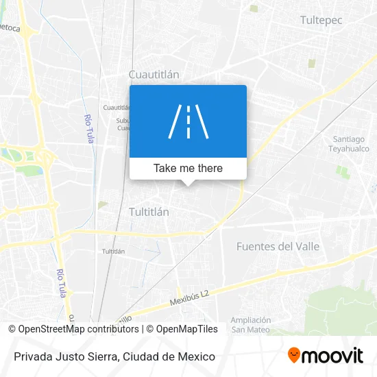 Privada Justo Sierra map