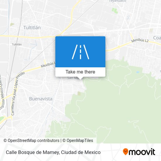 Calle Bosque de Mamey map