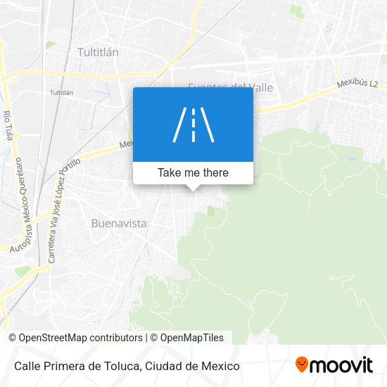 Calle Primera de Toluca map