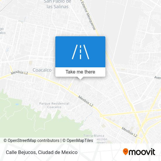 Calle Bejucos map
