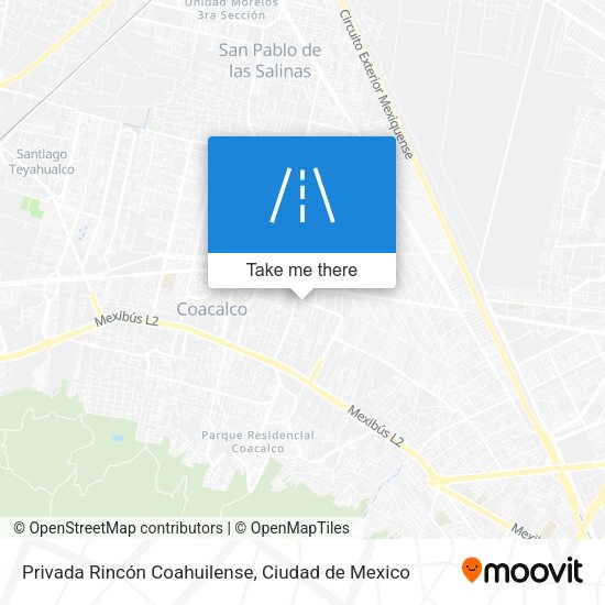 Mapa de Privada Rincón Coahuilense