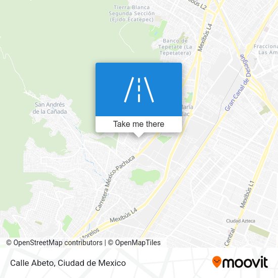 Mapa de Calle Abeto