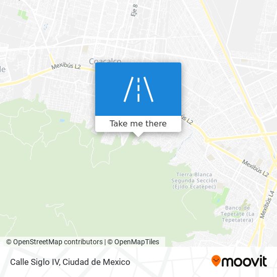 Calle Siglo IV map