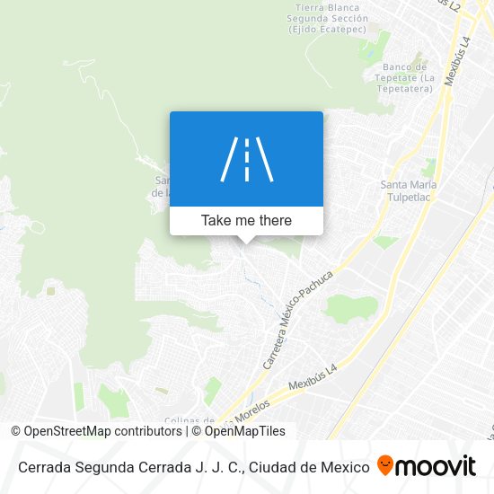 Cerrada Segunda Cerrada J. J. C. map