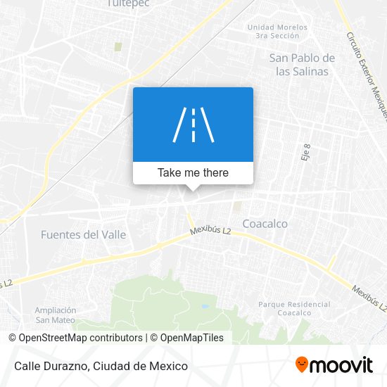 Calle Durazno map