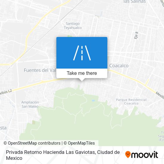 Privada Retorno Hacienda Las Gaviotas map