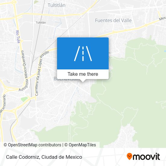 Calle Codorniz map