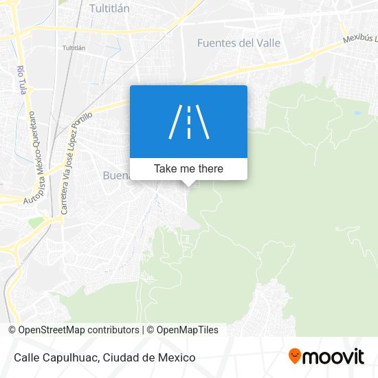 Mapa de Calle Capulhuac