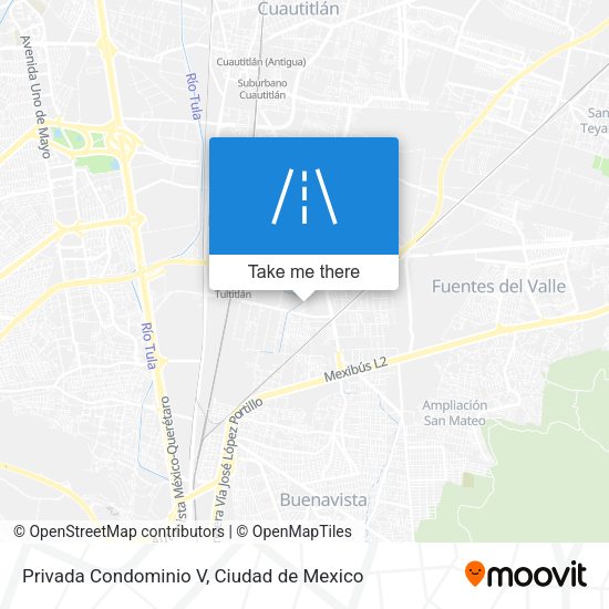 Privada Condominio V map