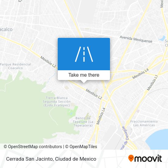 Mapa de Cerrada San Jacinto