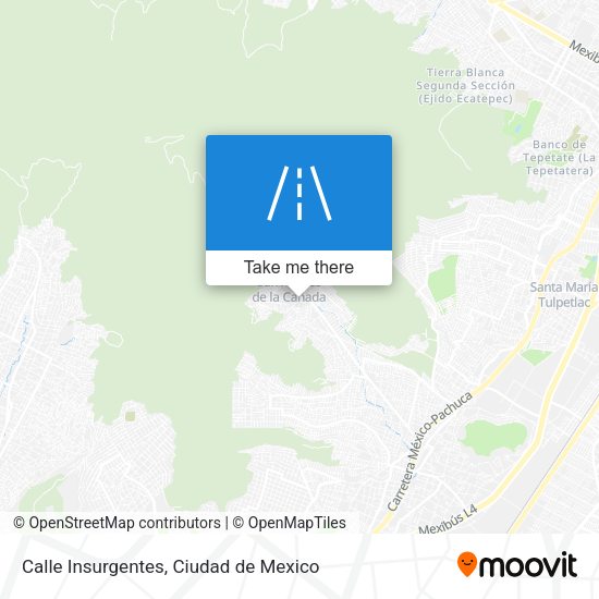 Calle Insurgentes map