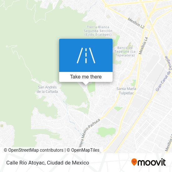 Calle Río Atoyac map