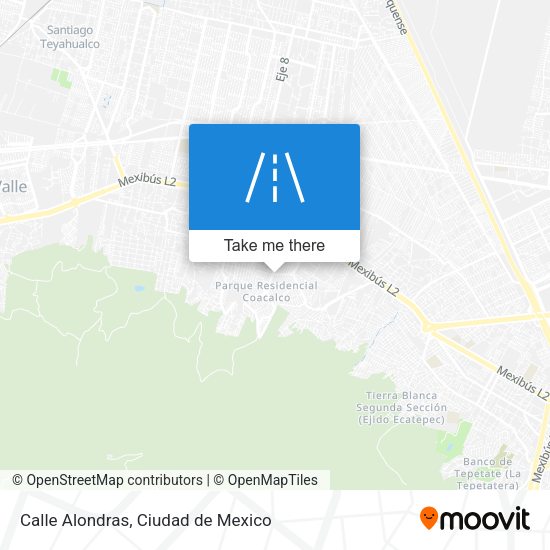 Calle Alondras map