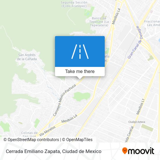 Cerrada Emiliano Zapata map