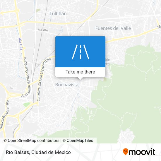 Río Balsas map