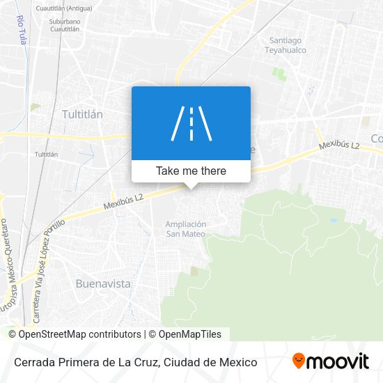 Mapa de Cerrada Primera de La Cruz