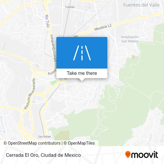 Cerrada El Oro map