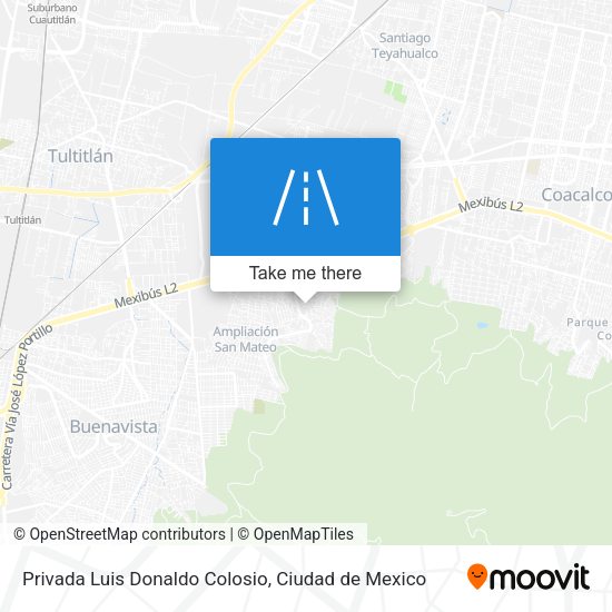 Privada Luis Donaldo Colosio map