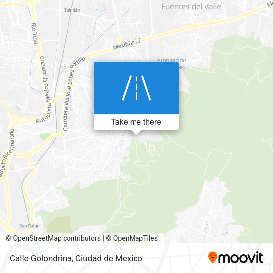Calle Golondrina map
