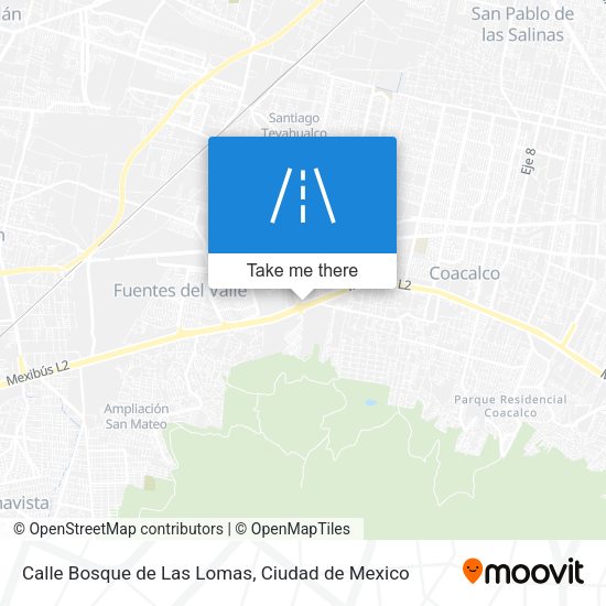 Calle Bosque de Las Lomas map