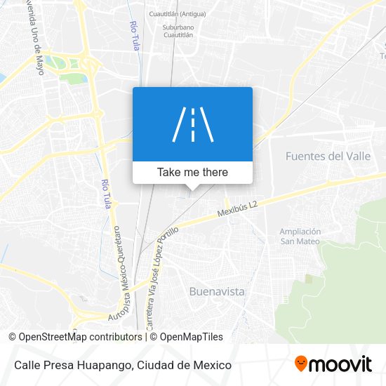 Calle Presa Huapango map