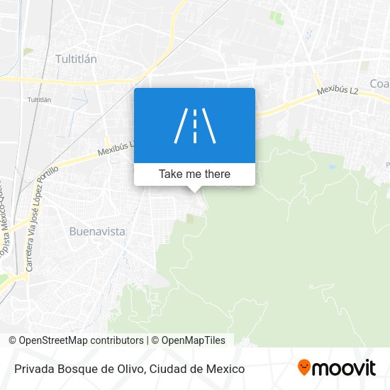 Privada Bosque de Olivo map
