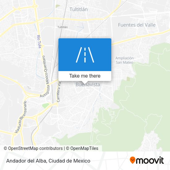 Mapa de Andador del Alba