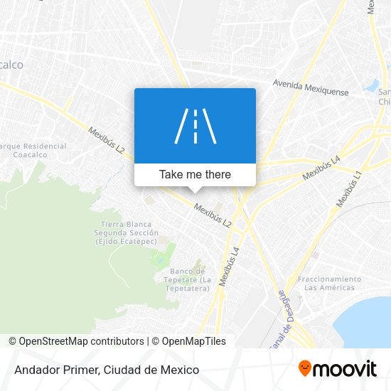 Andador Primer map