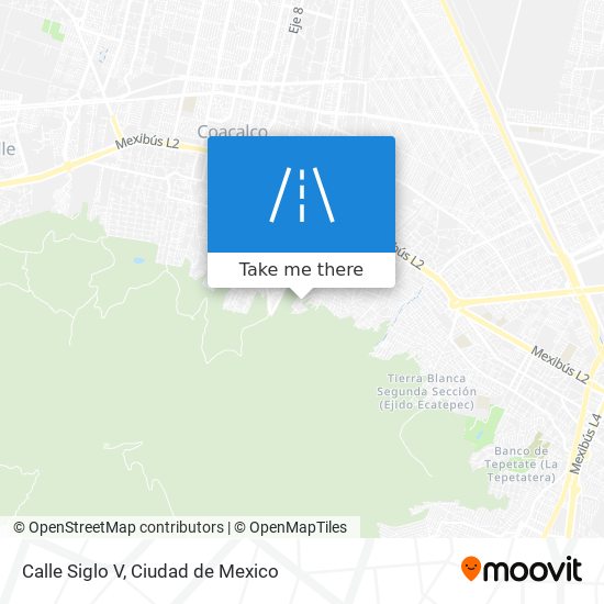 Calle Siglo V map