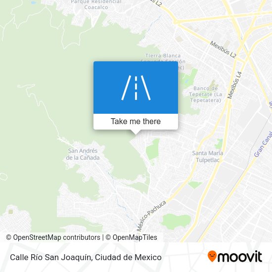 Mapa de Calle Río San Joaquín