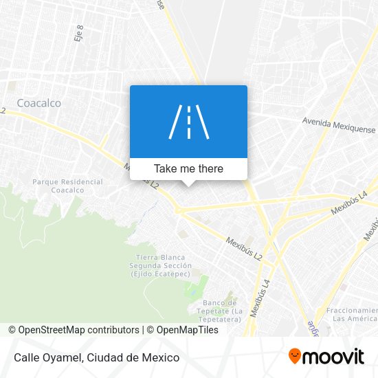 Mapa de Calle Oyamel