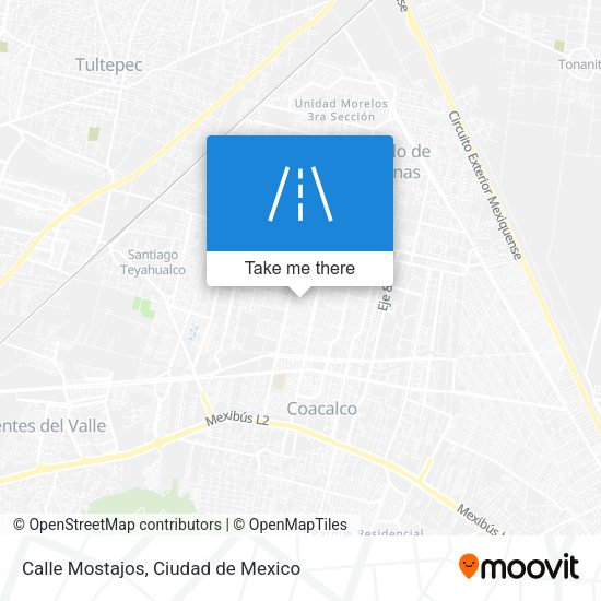Calle Mostajos map