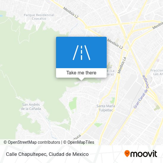 Calle Chapultepec map