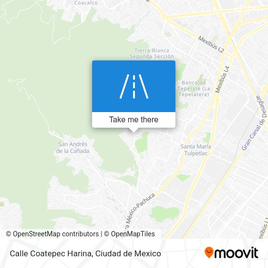 Mapa de Calle Coatepec Harina